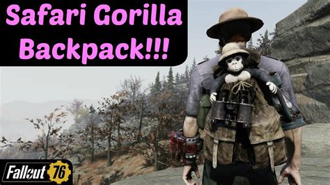 fallout 76 gorilla backpack.